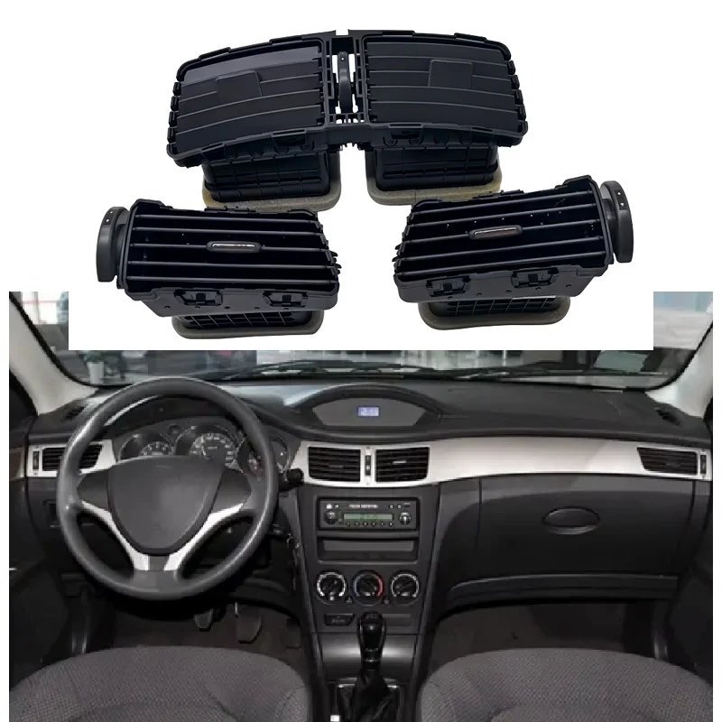 

Подходит для Dongfeng Fengshen DFM S30 H30 CROSS, приборная панель, воздуховыпускное отверстие, кондиционер, панель Facia, жалюзи, черное весло для вентиляции