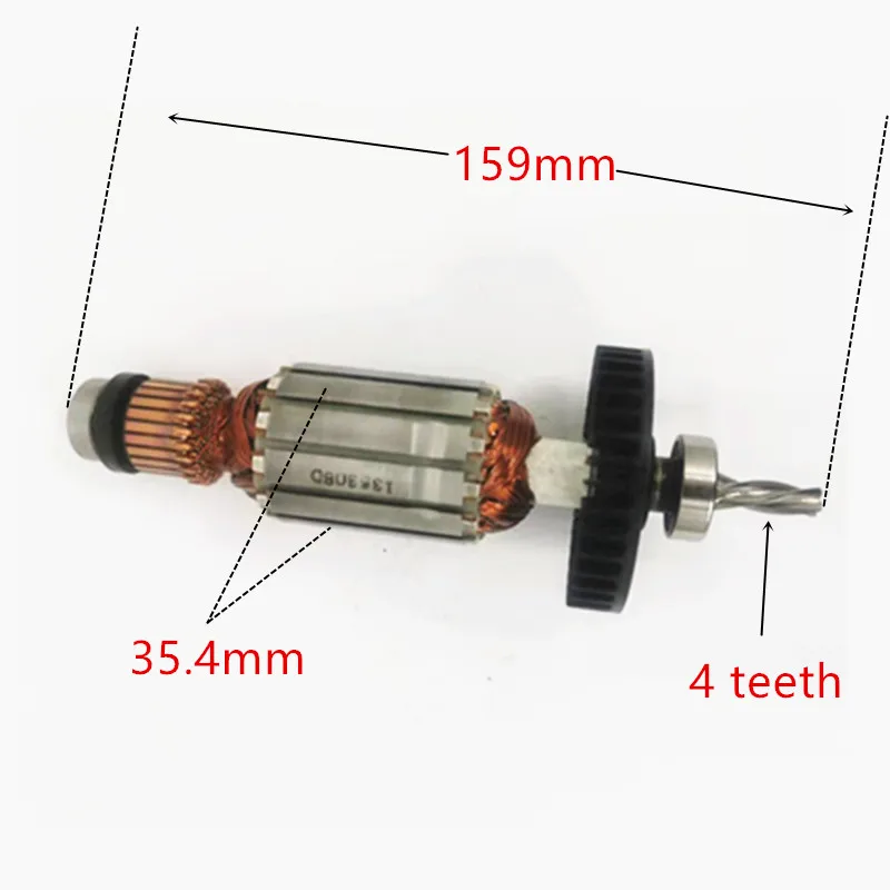 Armature 510163-9 220-240V Rotor For Makita  MT814 M8100B MT815