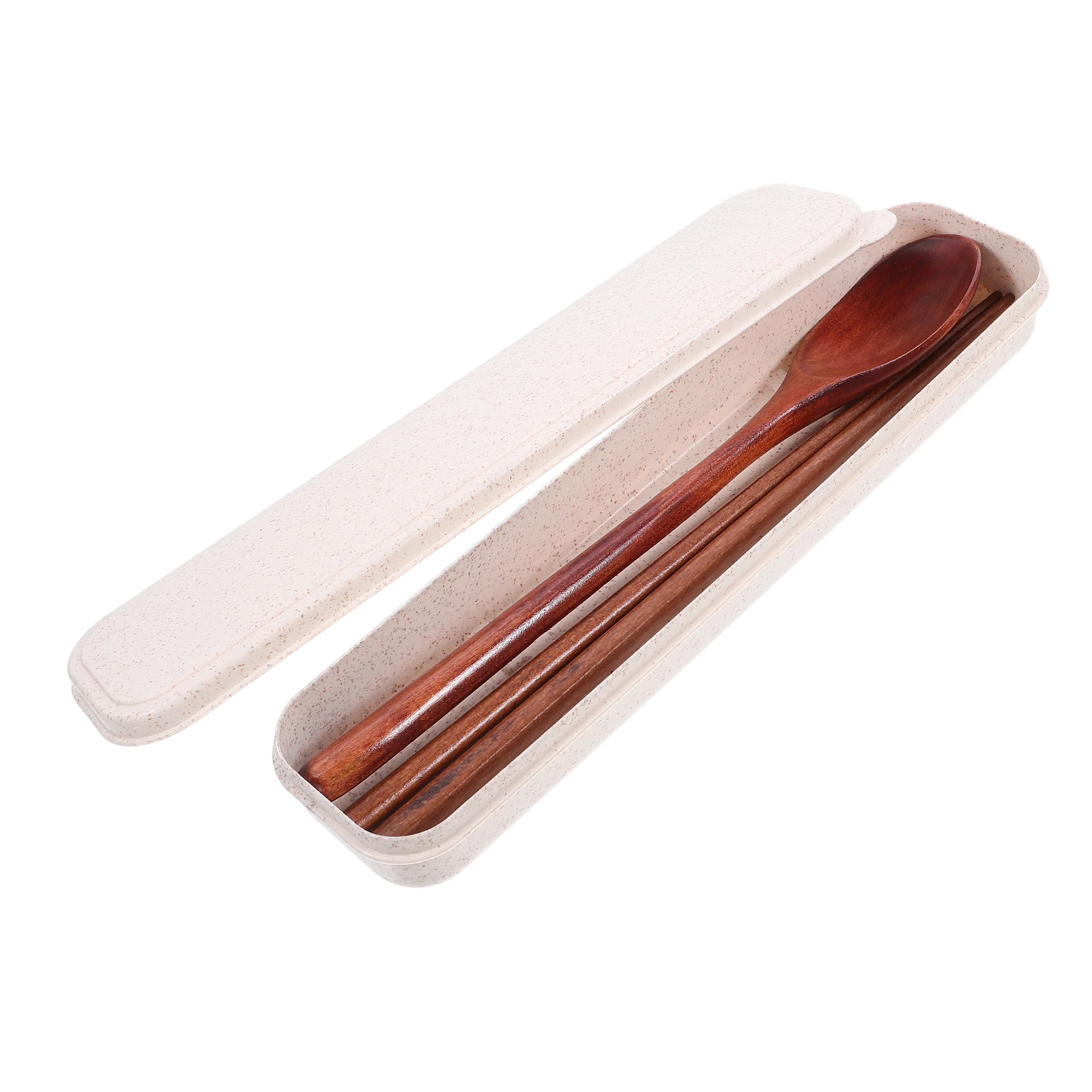 

Premium Portable Nanmu Wood Chopsticks Spoon Set 23.5Cm Compact Reusable Outdoor Dining Utensils For School Picnics Lightweight