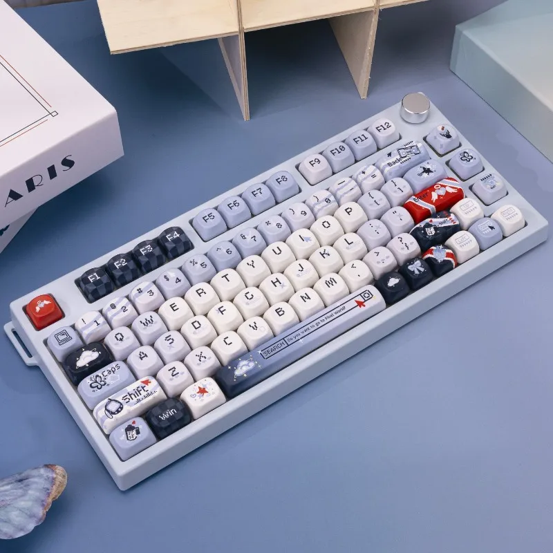 High appearance MOA five sided thermal sublimation compatible mechanical keyboard 60-108