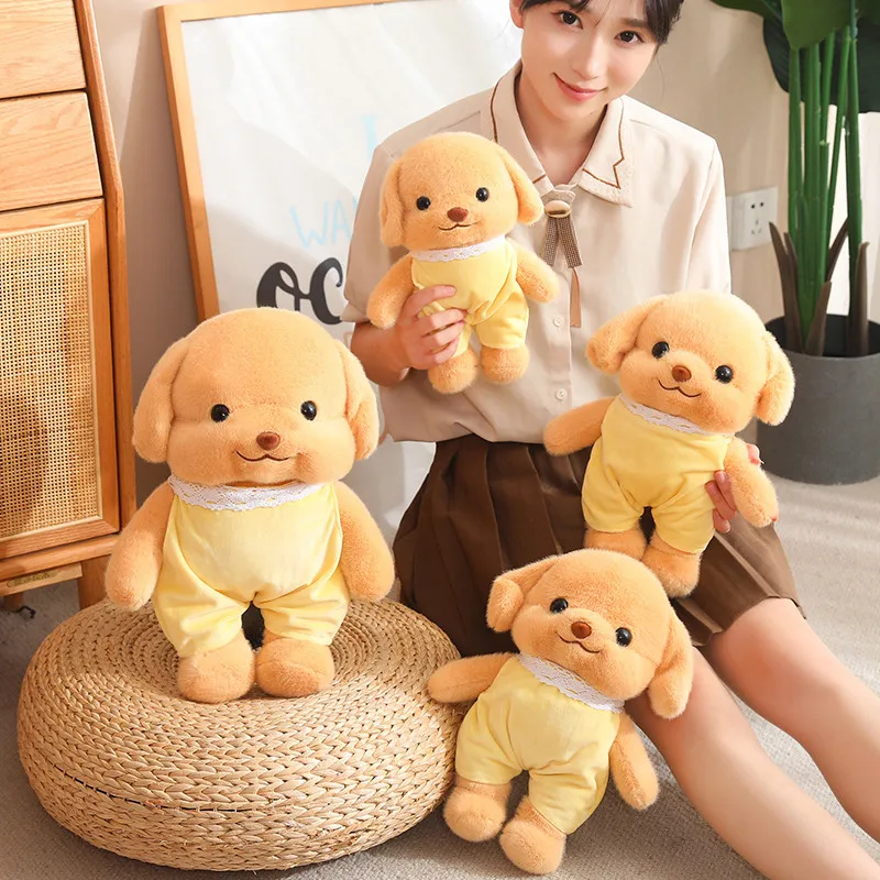 Zu Kawaii poodle กระเป๋าเป้สะพายหลังสุนัขตุ๊กตาการ์ตูนที่นิยมน้อยสุนัข plushies ของเล่นนุ่มสวมใส่ชุดนอนสุนัขตุ๊กตา tas anak perempuan