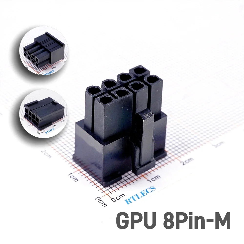 10/100 Pcs Mini-Fit 5557 8 Position Receptacle Housing Plug 4.20 mm PCI-E PCIe GPU Graphics Card Power Connector Shell Terminals