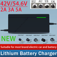 36V 48V 2A 3A 5A lithium-ion charger 42V 10S 54.6V 13S 21700 18650 battery charging 5A fast intelligent charger