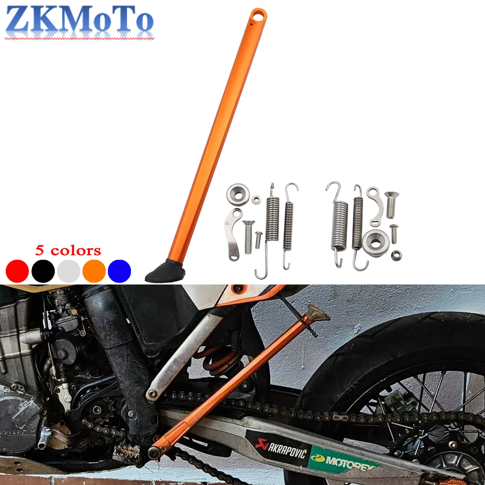 Motorcycle CNC Parking Side Stand Kickstand For Husaberg Husqvarna FE TE 125-501cc For KTM SX SXF XC XCF XCW XCFW EXC EXCF EXCR