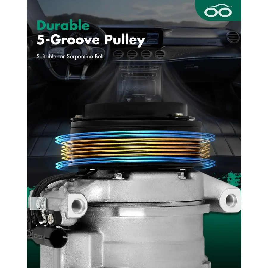 Compresseur AC pour 20012005 pour BMW X5 3.0L pour Land Rover Range Rover 4,4L