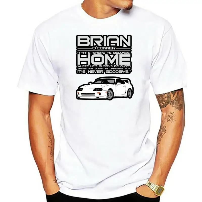 Brian O Conner Blk T Shirt Knitted Hiphop Top Casual Pictures Hip Hop Shirt Quirky Graphic Euro Size S-3xl Spring 2023 Hilarious