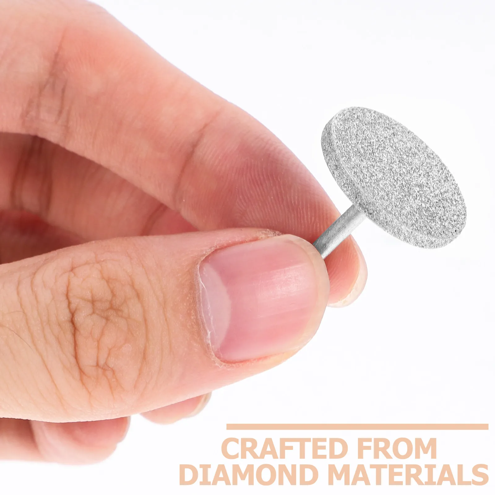 

3Pcs Flat Disc Sanding Bits for Nail Drill Diamond Nail Bit Precision Grinding Manicure Pedicure Sanding Disc Set