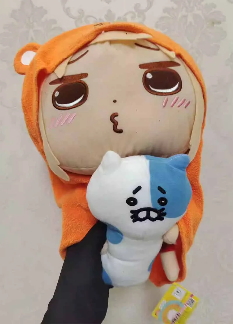 Cute Anime My Two-face Little Sister himoto Umaruchan Doma Umaru con Necolumbus Big Plush farcito cuscino bambola giocattolo regali 35cm