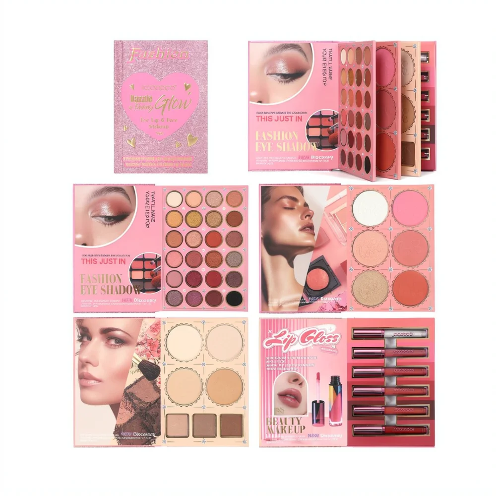 フルピグメントアイシャドウパレットメイクアップキット マット - Beauty Makeup Vanity Set のレビューと価格