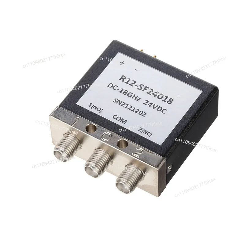 RF Coaxial Switch + Knife Double Throw 12V/24V Mechanical Switch Relay DC-18GHz