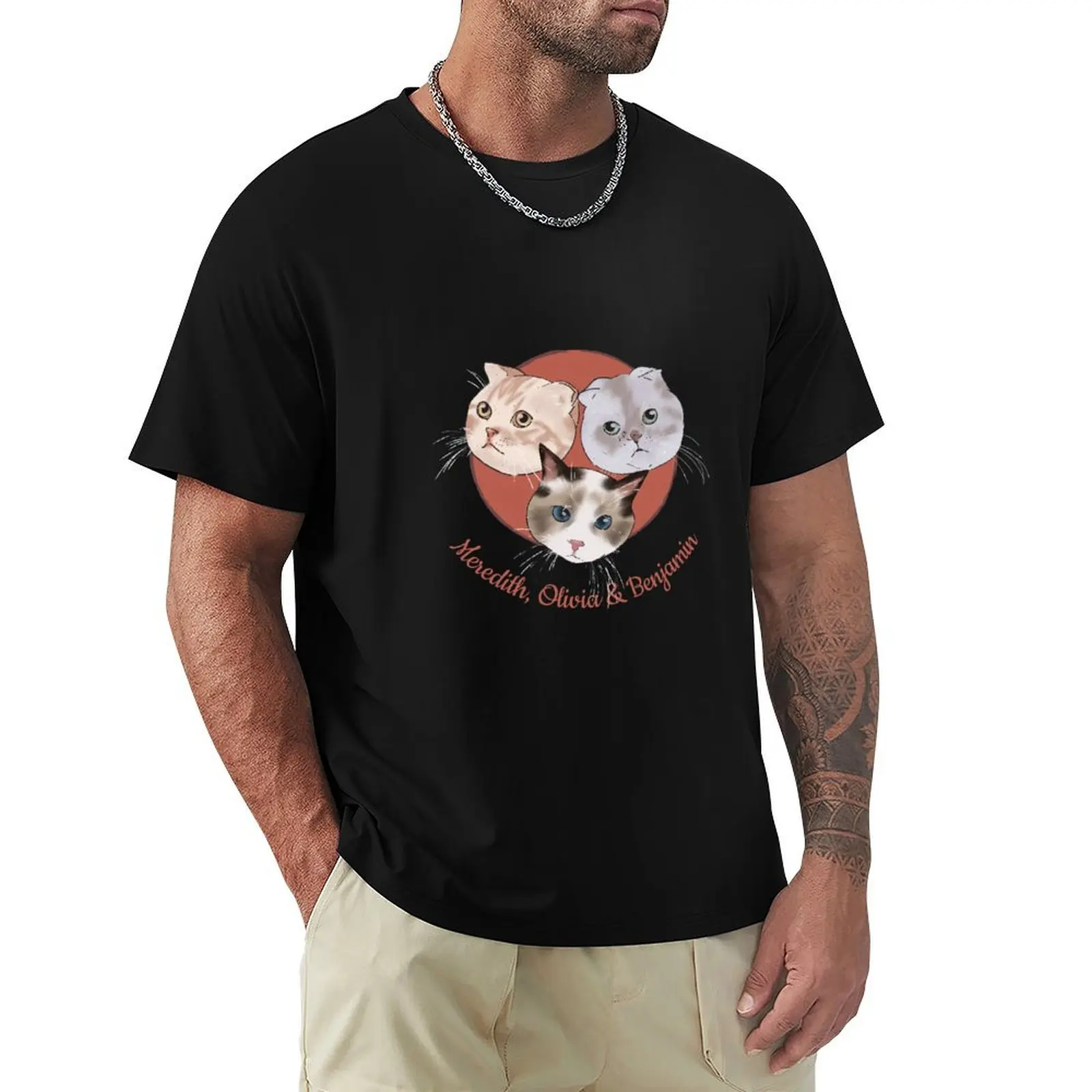 Meredith, Olivia & Benjamin T-Shirt funny t shirts man T-Shirt