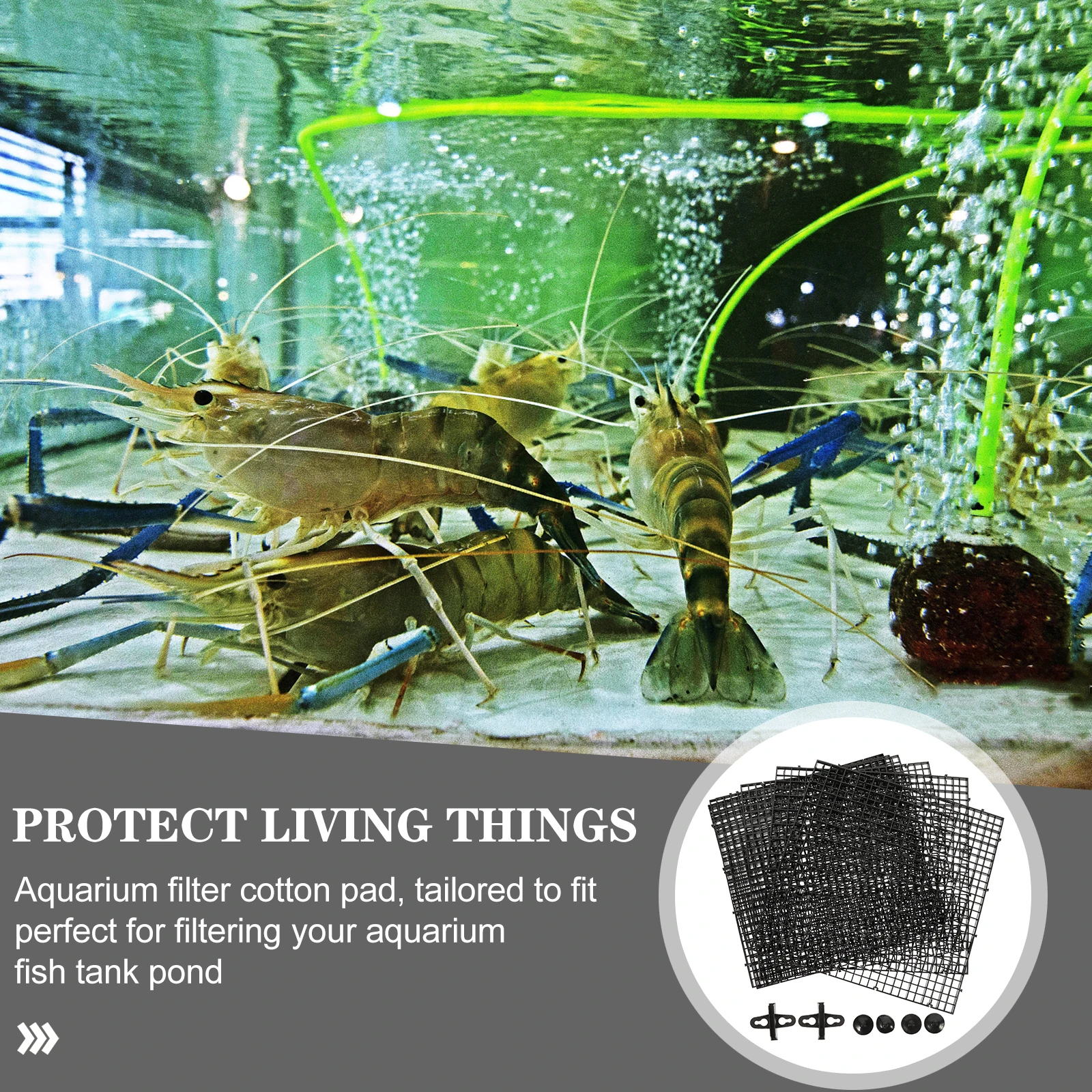 

1 set Grid Dividers Plastic Filter Boards Bottom Partition Nets Divider Fish Tank Filtering Trays Aquarium Dividing Boards Fish