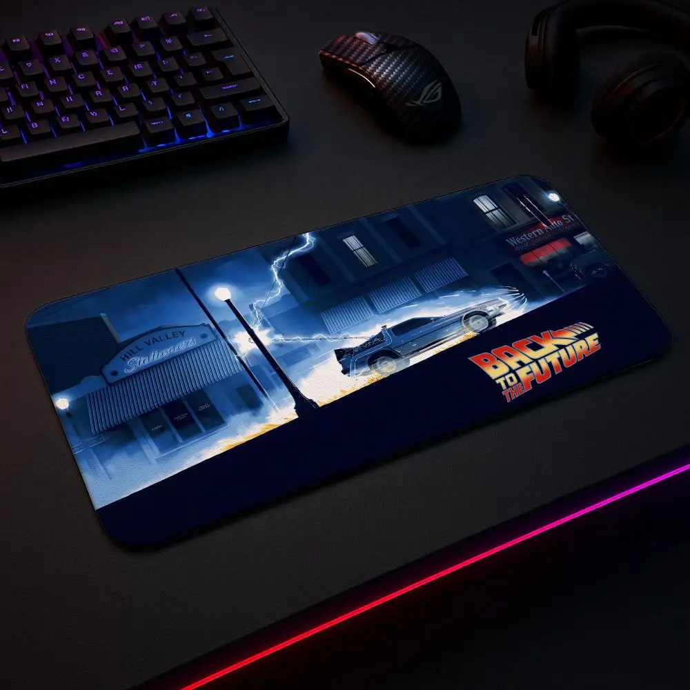 

Коврик для мыши «Назад в будущее», игровой коврик, большой размер XXL90x40 см x 5 мм, коврики для стола, игровые аксессуары, детали ПК