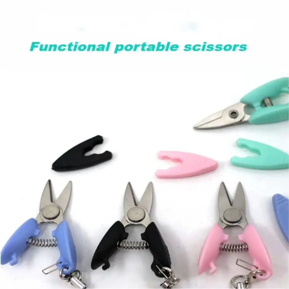 Plastic Mini Pocket Scissors Craft Embroidery Thread Tailor's Scissors Cartoon Paper Cutting Tool Cross Stitch Thread Trimmer