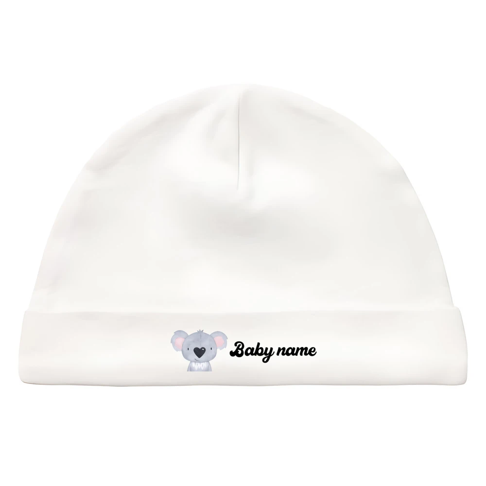 Personalized Newborn Coming Home Hat Custom Baby Beanie with Name Birth Announcement First Hat for Babies Baby Shower Gifts