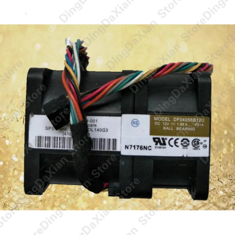 l 1PCS For AVC DF/DB04056 Series | 12V 1.40/1.88A Dual Motor Violent Booster Fan 40×40×56mm 4CM