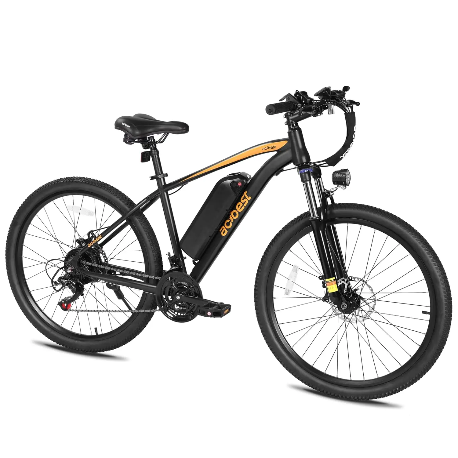 1200W Peak Electric Mountain Bike 21-Speed 48V 499Wh Battery 27.5'' Tire 55 Miles Range, Customized