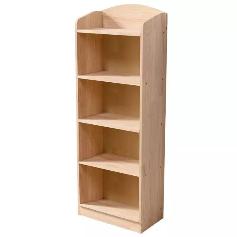 

Pine Children's Bookshelf Simple Solid Wood Children's Bookcase Bookshelf Cartoon Kindergarten Combination Locker with Door