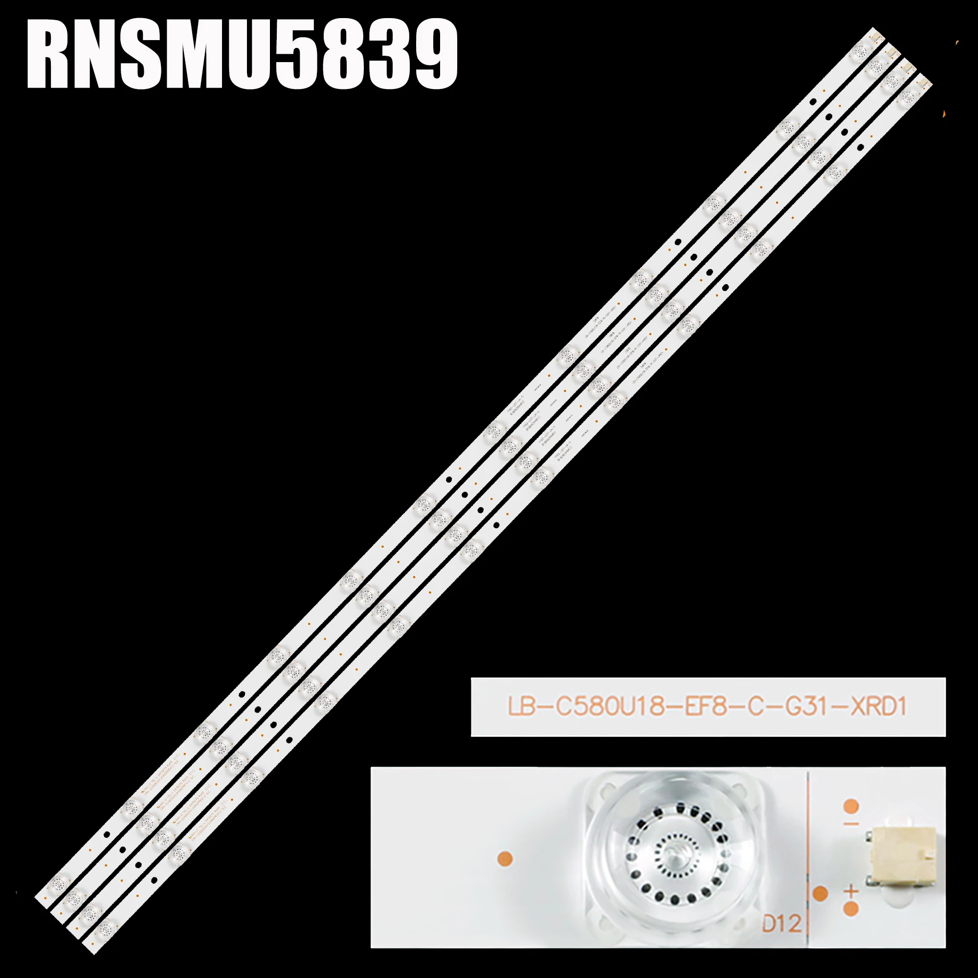 

LED Backlight strip For LT58HU92 AW58B4K AL58SBUHD 58D2P 58F8 58DP600 58A5U 58A5UP SL581MU U58G5500 U58G7N PTV58F60 LT58HU92