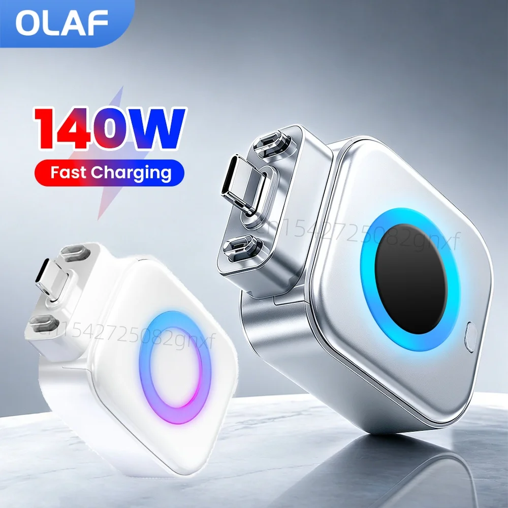 140W Type C Phone Charger Fully Charged Automatic Separator Auto Power-off USB Type C Fast Charger Adapter For Mobile Phone