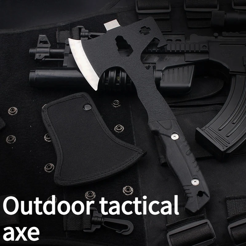 New Multifunctional Self-defense Tactical Axe Outdoor Logging Fire Axe Vehicle Mounted Portable Woodworking Axe