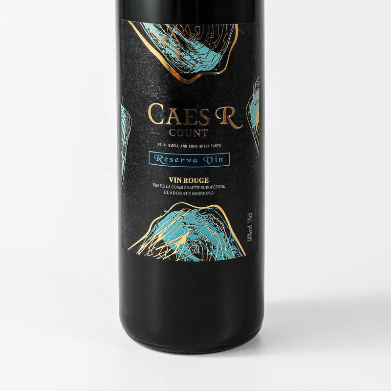 custom.Matte Varnished 3D Embossed Wine Labels Custom Design Foil Embossed Wine Label Glass Bottles