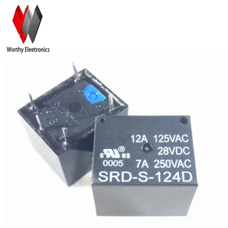 Free shiping   wholesale   10pcs/lot   relay    SRD-S-124D