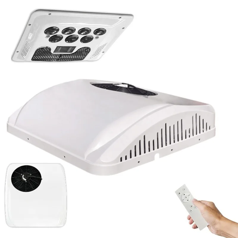 Parking Air Conditioner Electric Heating and Cooling 12V24V Truck RV Truck Overhead Frequency Conversion Dual Temperature Air Co