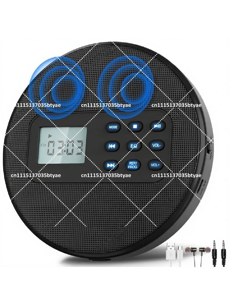lecteur-cd-portable-avec-haut-parleurs-walkman-rechargeable-discman-lecture-usb-mp3-wma-ecouteurs