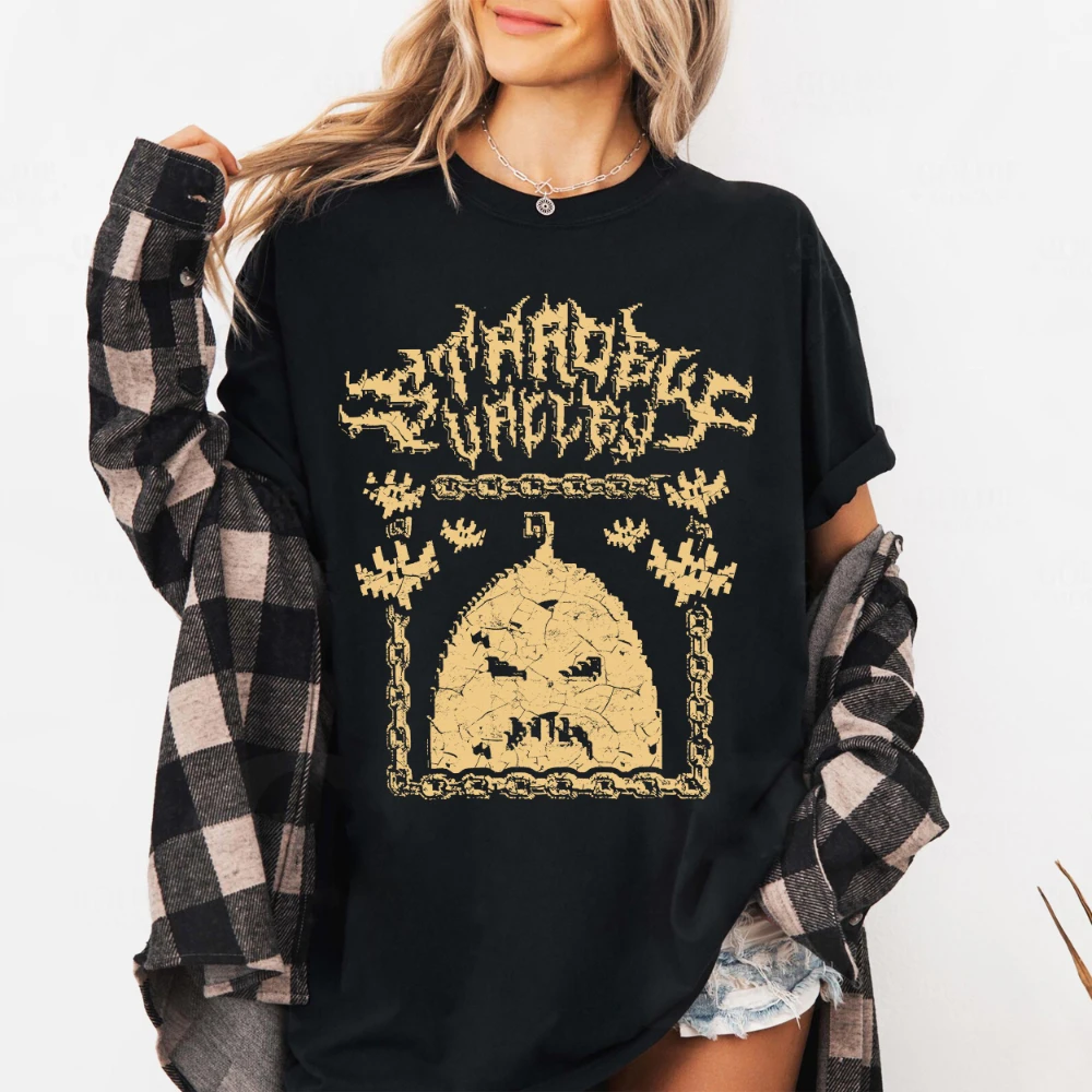 Stardew Valley Krobus Shirt Pixel Art Tee Farm Life Gamer Gift Roommate Cozy Vintage Merch Stardew Unisex Men Women All-Season