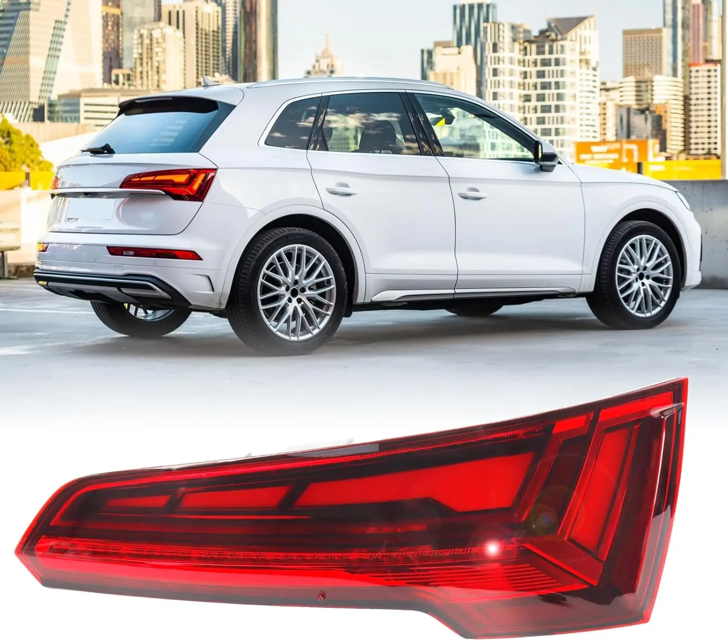 

Right Side LED Tail Light Stop Lamp For Audi Q5 SQ5 2021-2024 Replace OE#:80A-945-076-A 80A-945-076-C