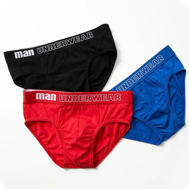 Shorts boxer de algodão puro masculino, cuecas masculinas, roupa interior monocromática, calças folgadas