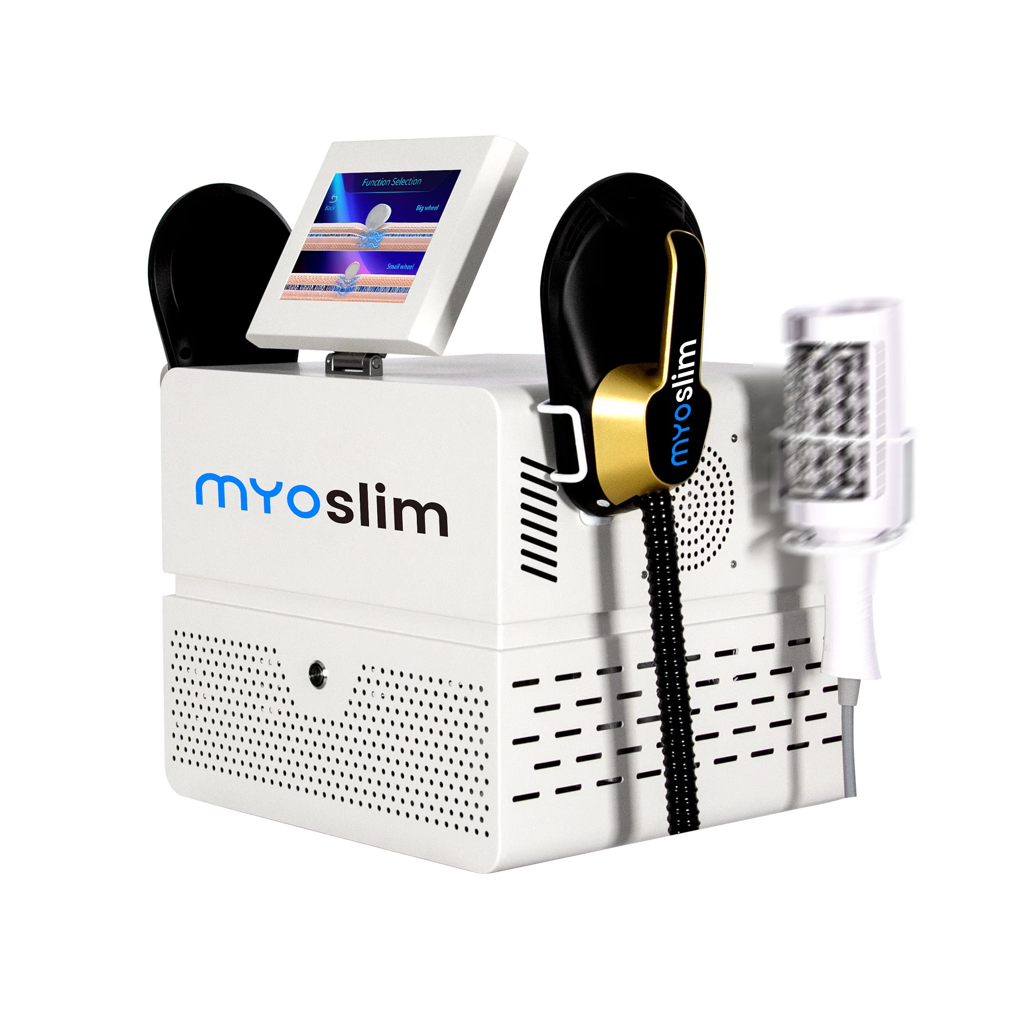 Atualize myosilm novo desktop rf corpo moldar máquina rolo de redução de gordura e emagrecimento magnético ems corpo moldar e perda de peso
