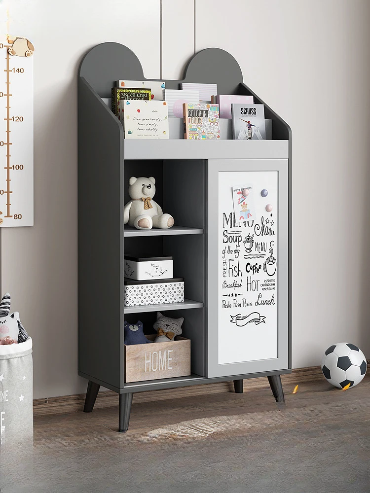 

Детская книжная полка, полка для книг с картинками с доской, детская игрушка, стеллаж для хранения студенческой книжной полки