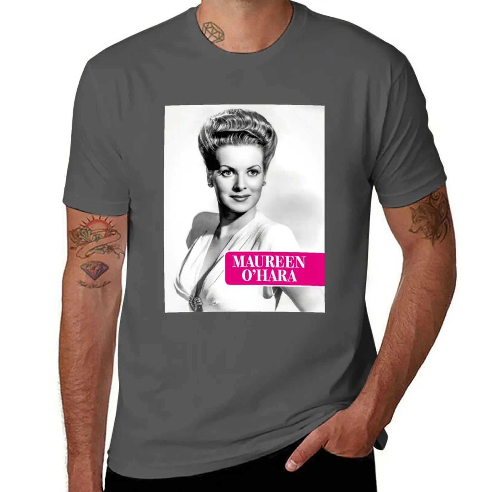 

Maureen O'Hara T-Shirt cotton t shirt pack t shirts for man slim fit t shirt for man 100 percent cotton T-Shirt