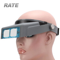 1.5X,2.0X,2.5X,3.5X Multi Power Optivisor Watch Repair Eye Magnifying Glass Head Wearing Precision Headband Helmet Magnifier