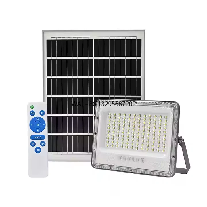 

Sunshine High Power Solar Led Flood Light 200w High Lumen Waterproof Cast Aluminium Security Solar Light Special for Project