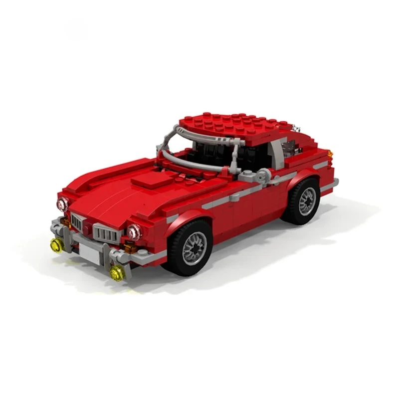407PCS Moc Technische Racing MG MGB GT-Miniland 1:21Supercar Model Bouwstenen Snelheid Voertuig Bricks Speelgoed Kinderen Volwassen Geschenken