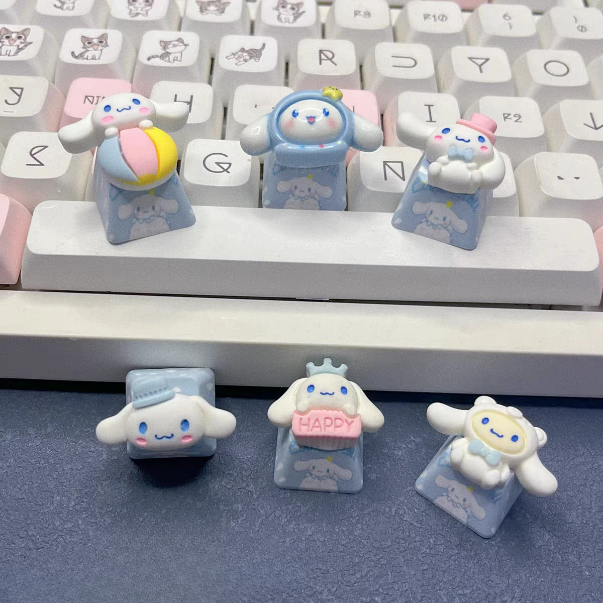 

Individual Cartoon Animal Keycap Cute 3D Dog Key Cap Mechanical Keyboard Resin Transparent Stereoscopic Keycap Gift