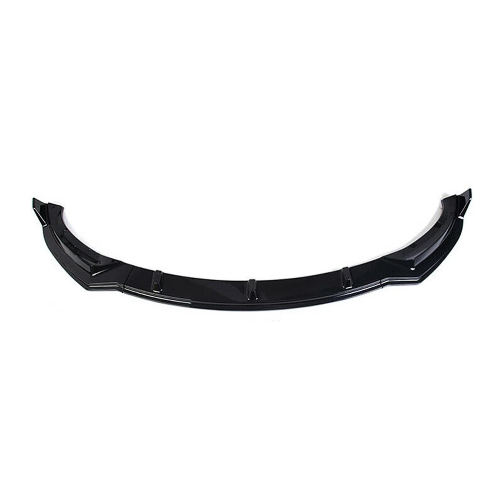 Car Front Bumper Spoiler Lip Lower Splitter Canard Guard For Tesla Model 3 2017-2023