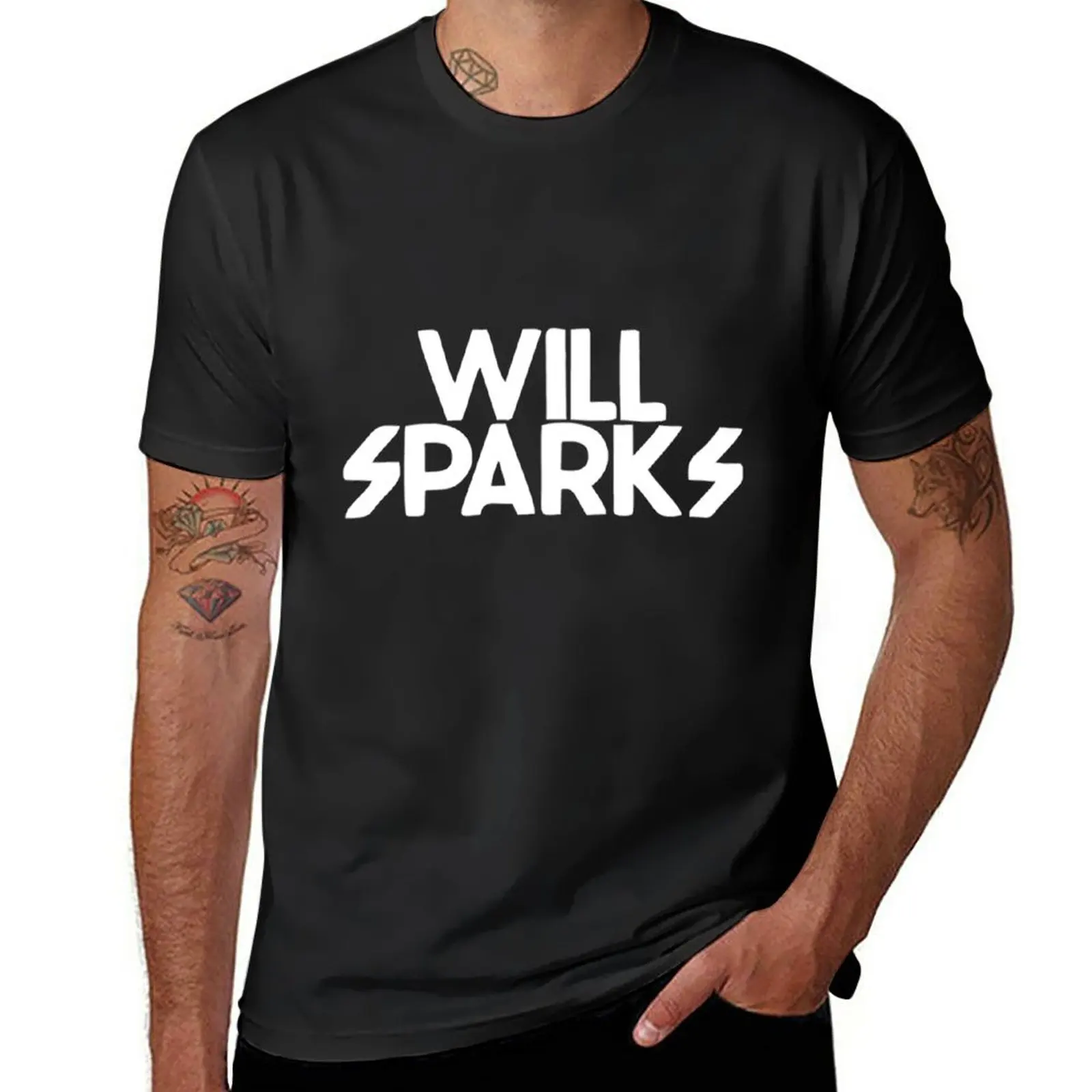 New Will sparks logo Essential T-Shirt graphics t shirt black t shirt vintage clothes graphic t shirt men clothes