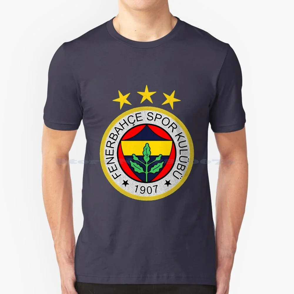 Fenerbahcesporkulubu T Shirt 100% Cotton Tee Fener Bahce Fenerbahce Spor Culub