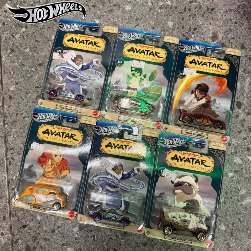 هوت ويلز الصورة الرمزية آخر Airbender 1:64 مقياس يموت الصب سيارة لعبة سيارة تحصيل مجموعة من 6 جديد 2025 سلسلة فضية قسط