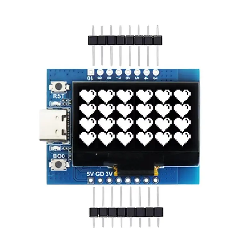 

Плата разработки A99E-ESP32-C3 с 1,3-дюймовым OLED-дисплеем, модулем Wi-Fi BLE 5.0 IoT и антенной