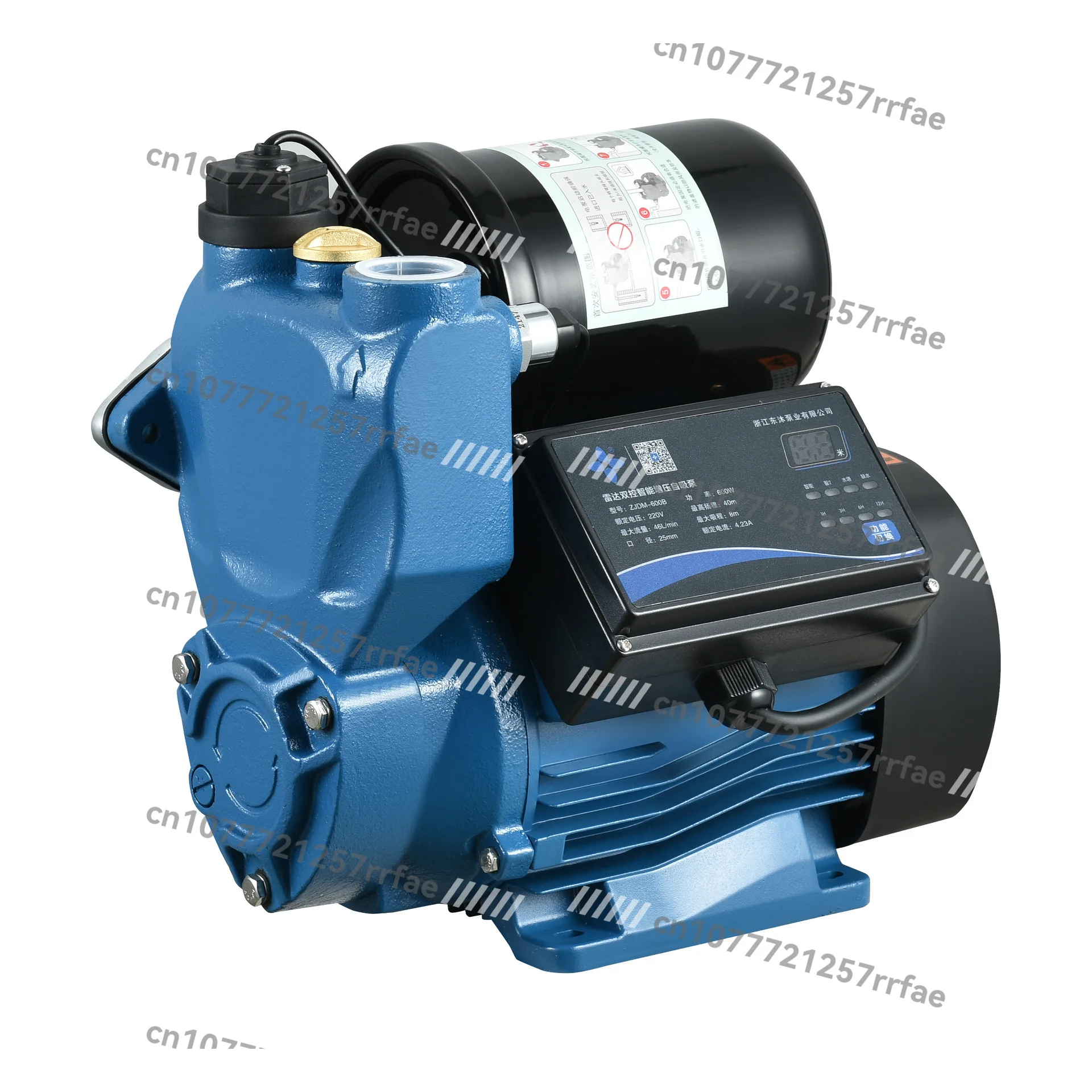 Fully automatic household smart whole house tap water pressurized pipeline intelligent self-priming booster pump