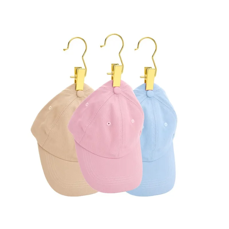 5pcs Factory Multifunctional Shiny Gold Metal Hooks Gold Clothes Hooks Metal Hangers for Boutiquefor Trousers Slacks Jeans