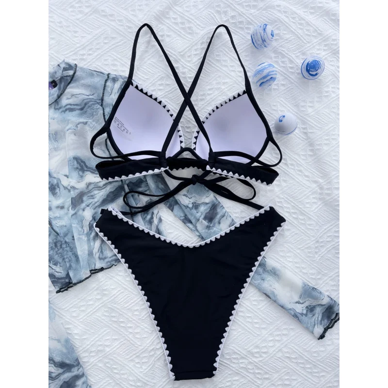 New Style Foreign Trade Bikini Women's Swimsuit Sexy Two-Piece Bikini SwimsuitLG95