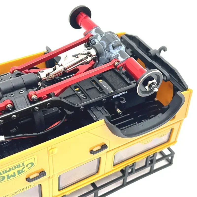 FMS 1/24 FCX24M, 카멜 컵, D90, 디펜더, 1세대 레인지 로버, RC 자동차 업그레이드 부품용 금속 리어 컵