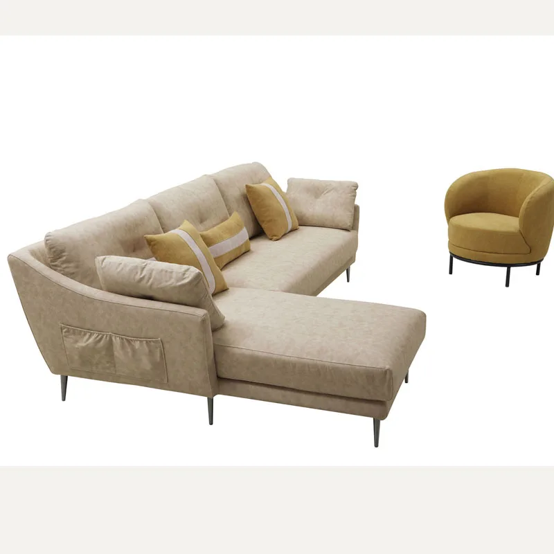 

for Best Selling Modern Italian Leather Sofa Set European Style Modular Wood Furniture for Living Room From China