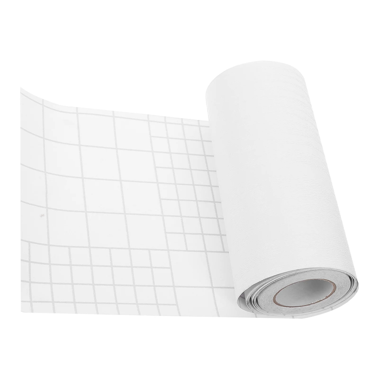 

5M PVC Self Adhesive Skirting Board Background Wall Stickers White Wood Grain Decor Peel Stick Baseboard Moldings